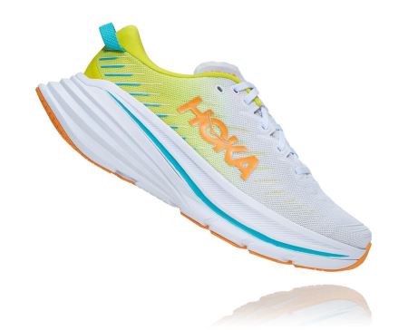 Hoka One One Bondi X - Tenis Caminhada Homem Branco / Rosa | PT-sOqd4iR